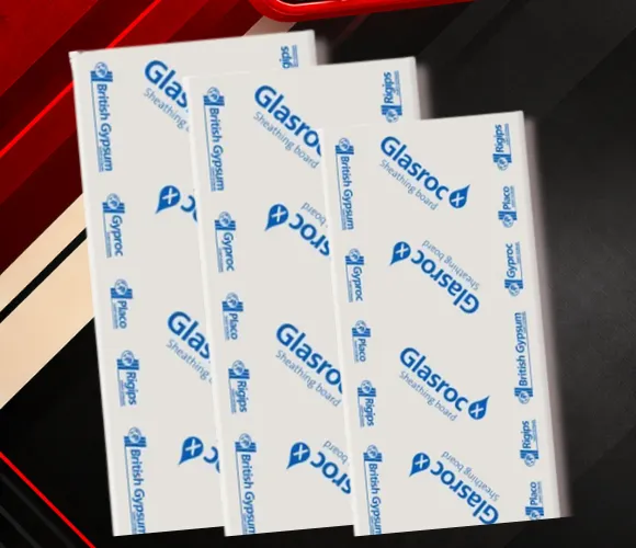 Glasroc placa 12,5 mm