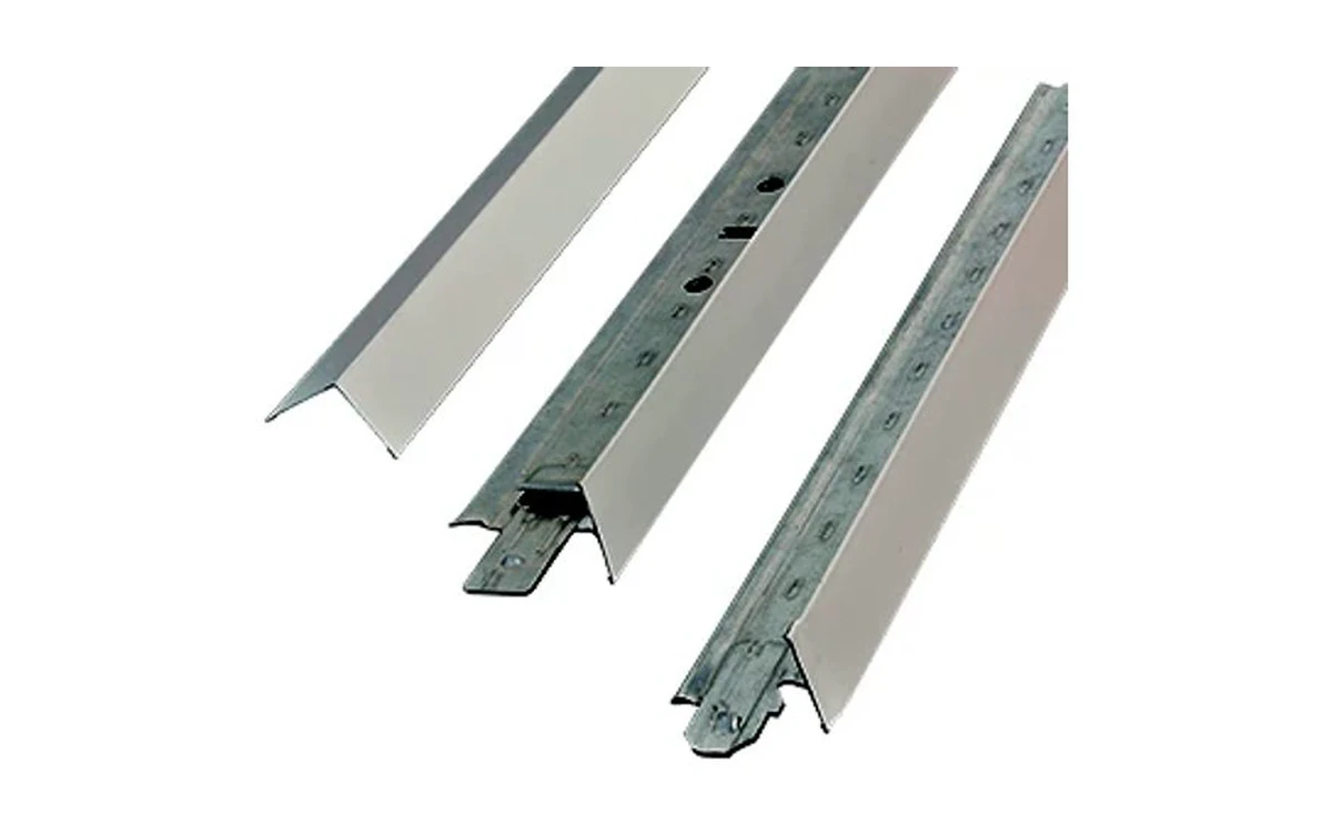 Perfis clicados para forro removível, modelo T 24 mm